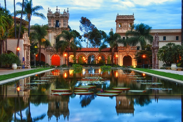 Công viên Balboa nhìn từ trên cao